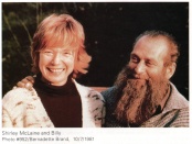 Billy and Shirley MacLaine in 1981, when she visited the Center.