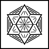 The violence symbol.[180]