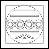 The mission symbol.