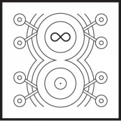 The connection compound (verbindung) symbol.